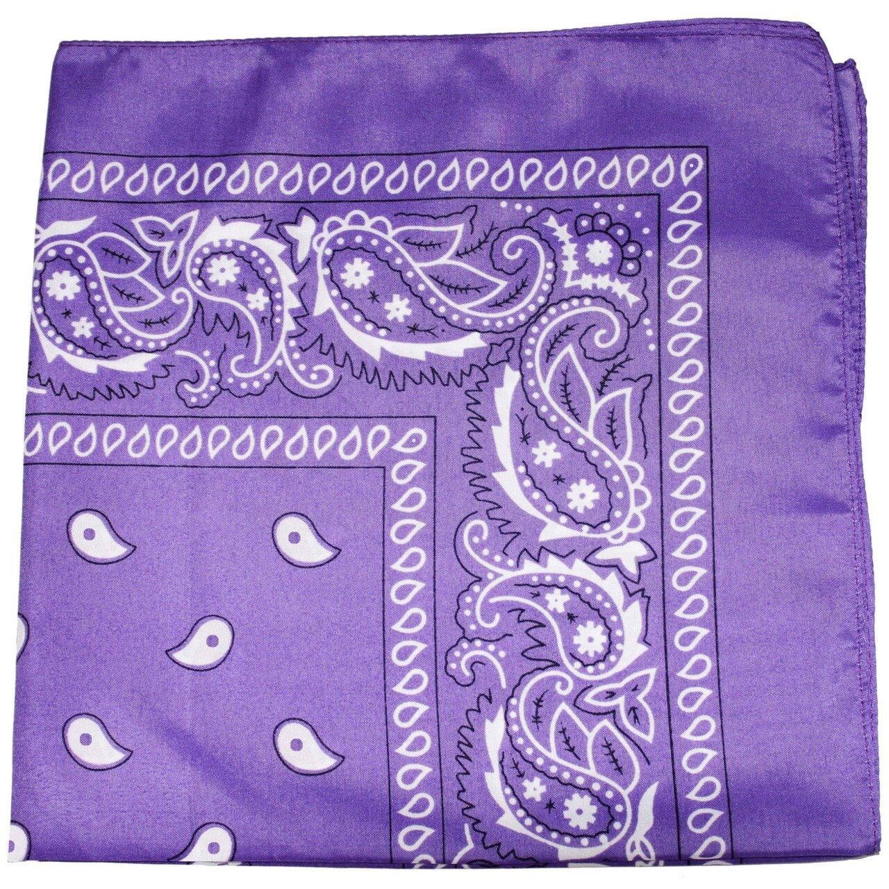 Mechaly Paisley 100% Polyester Unisex Bandanas 8 Pack Multi Color Accessories